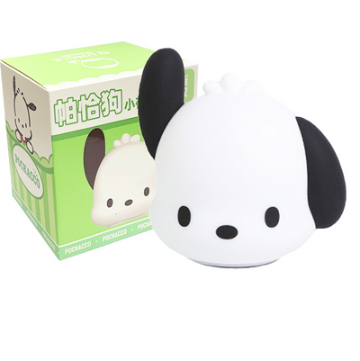 SANRIO FACE SILICONE MINI LAMP POCHACO 4X12CM