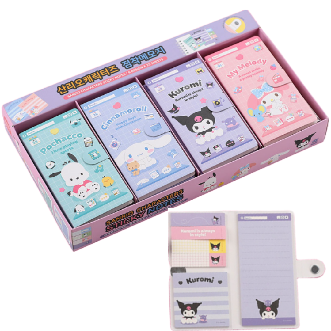 SANRIO STICKY MEMO PAD KUROMI