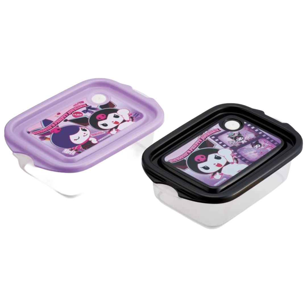 SKATER STORAGE FOOD BOX KUROMI 500ML 2PCS