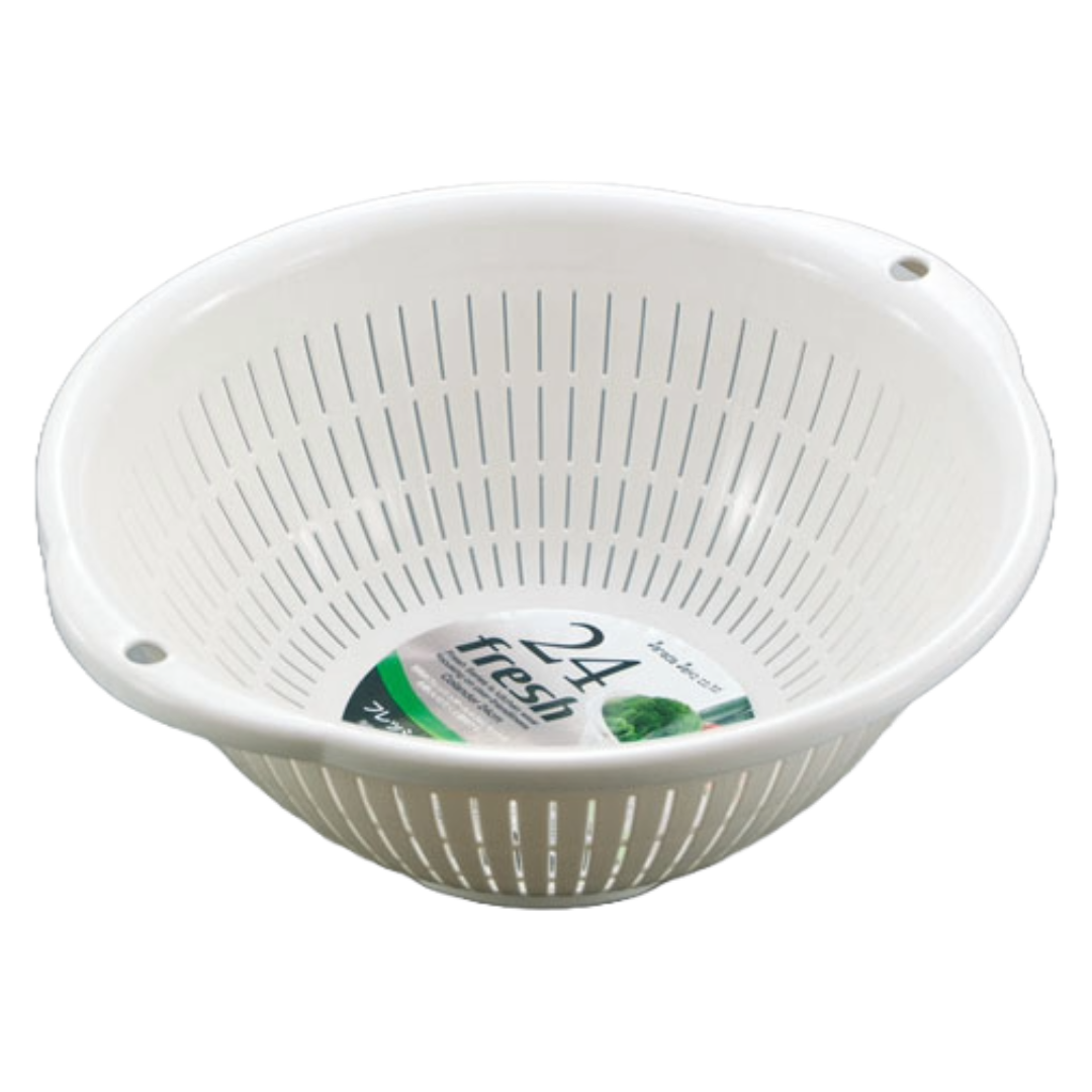 SANADA FRESH DRINNING MESH BOWL R-24 WHITE