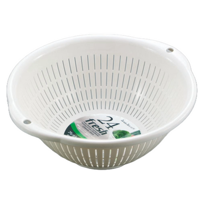 SANADA FRESH DRINNING MESH BOWL R-24 WHITE