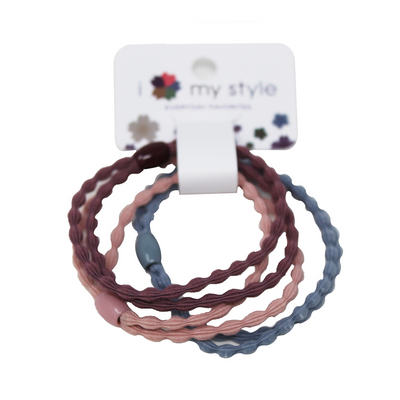 HAIR ACC HAIR TIE PEANUT BAND 3P