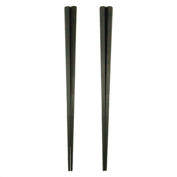 HEAT RESISTANT HEXAGONAL CHOPSTICKS BLACK 2 SET