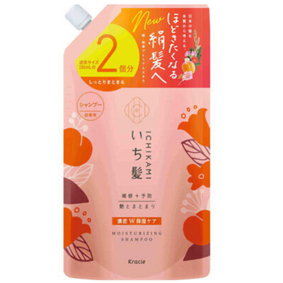 KRACIE ICHIKAMI MOISTURIZING SHAMPOO DOUBLE REFILL