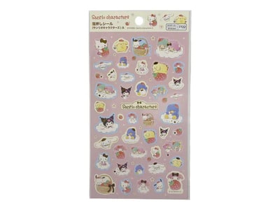 SANRIO CHARACTERS FOIL STAMPING STICKER