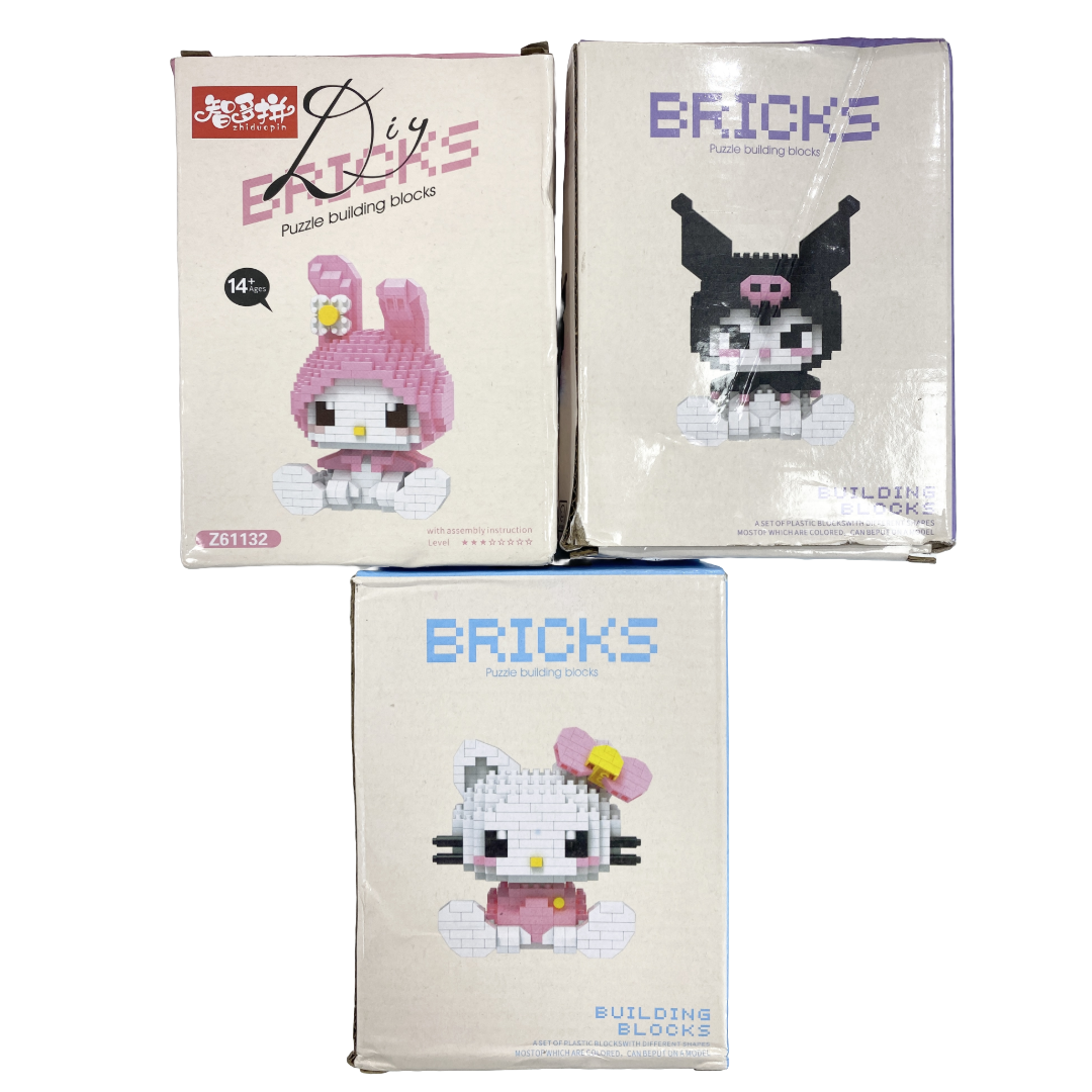 PUZZLE BUILDING BLOCKS MY MELODY 7.8CM X 8CM