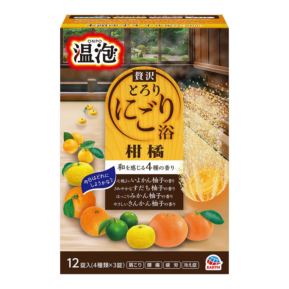 EARTH ONPO TORORI BATH SALT CITRUS 12P