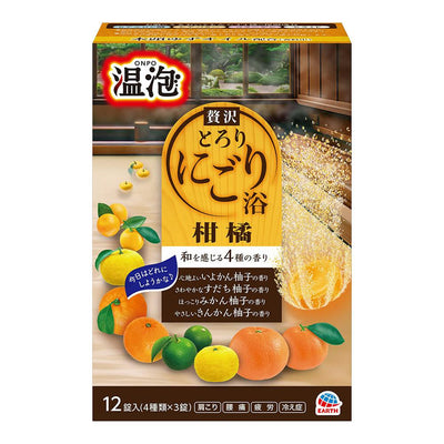 EARTH ONPO TORORI BATH SALT CITRUS 12P