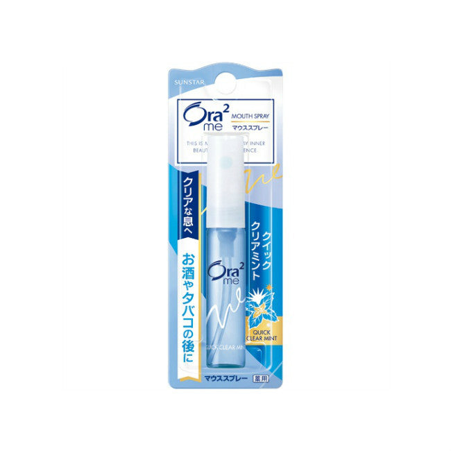 SUNSTAR DENTAL ORA2 MOUTH SPRAY QUICK CLEAR MINT