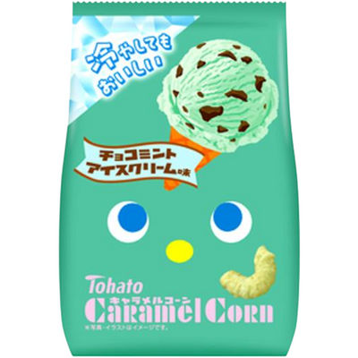 TOHATO CARAMEL CORN CHOCO MINT ICE CREAM FLAVOR