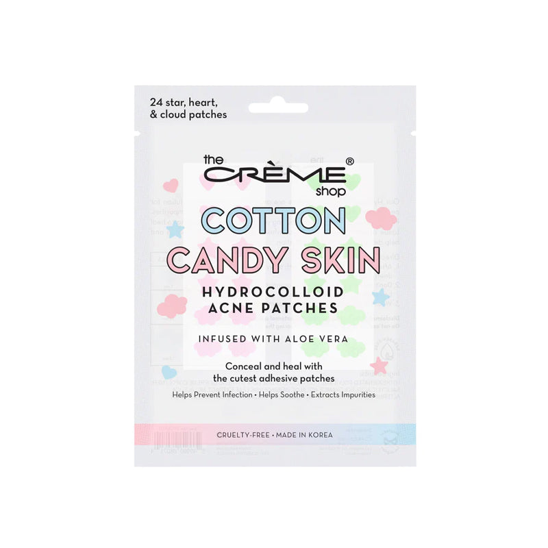 TCS COTTON CANDY SKIN HYDROCOLLOID ACNE PATCHES W/ ALOE PINK BLUE