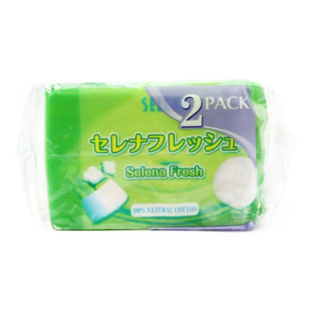 COTTON LABO SELENA COTTON PUFF 110 COUNT 2PACK