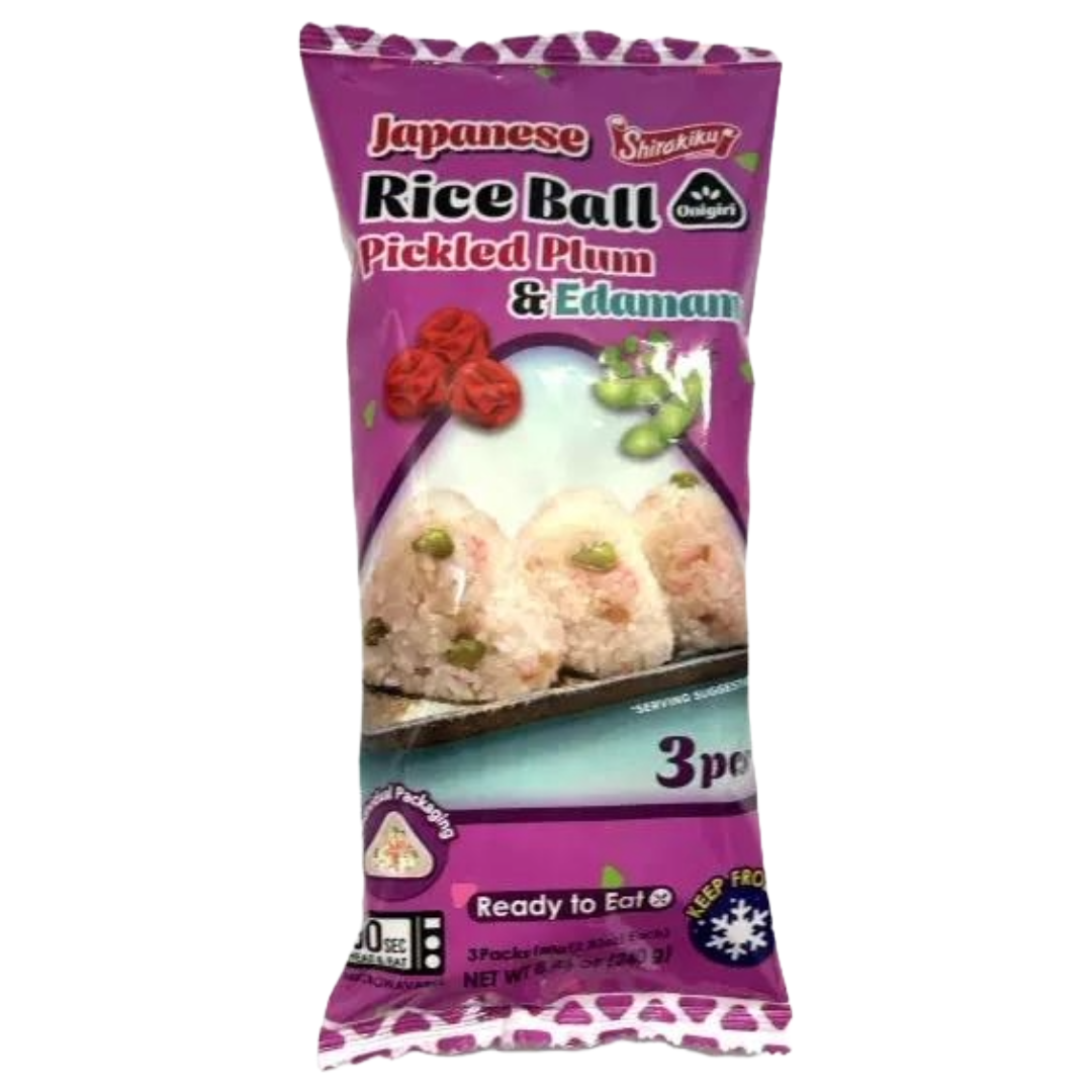 SK JAPANESE RICE BALL PICKED PLUM & EDAMAME