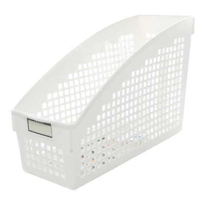 INOMATA A4 NAME STAND WHITE 10.4X27.1X17.8CM
