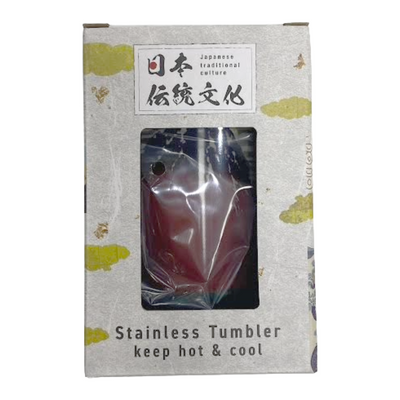 STAINLESS STEEL TUMBLER RED MT.FUJI 460ML