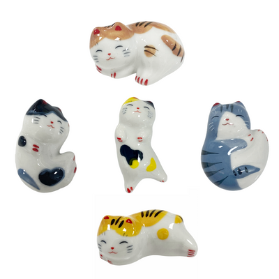 CHOPSTICKS REST SLEEPING CATS 1PC