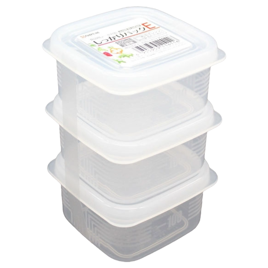 AIRTIGHT CONTAINER E 200ML 3P