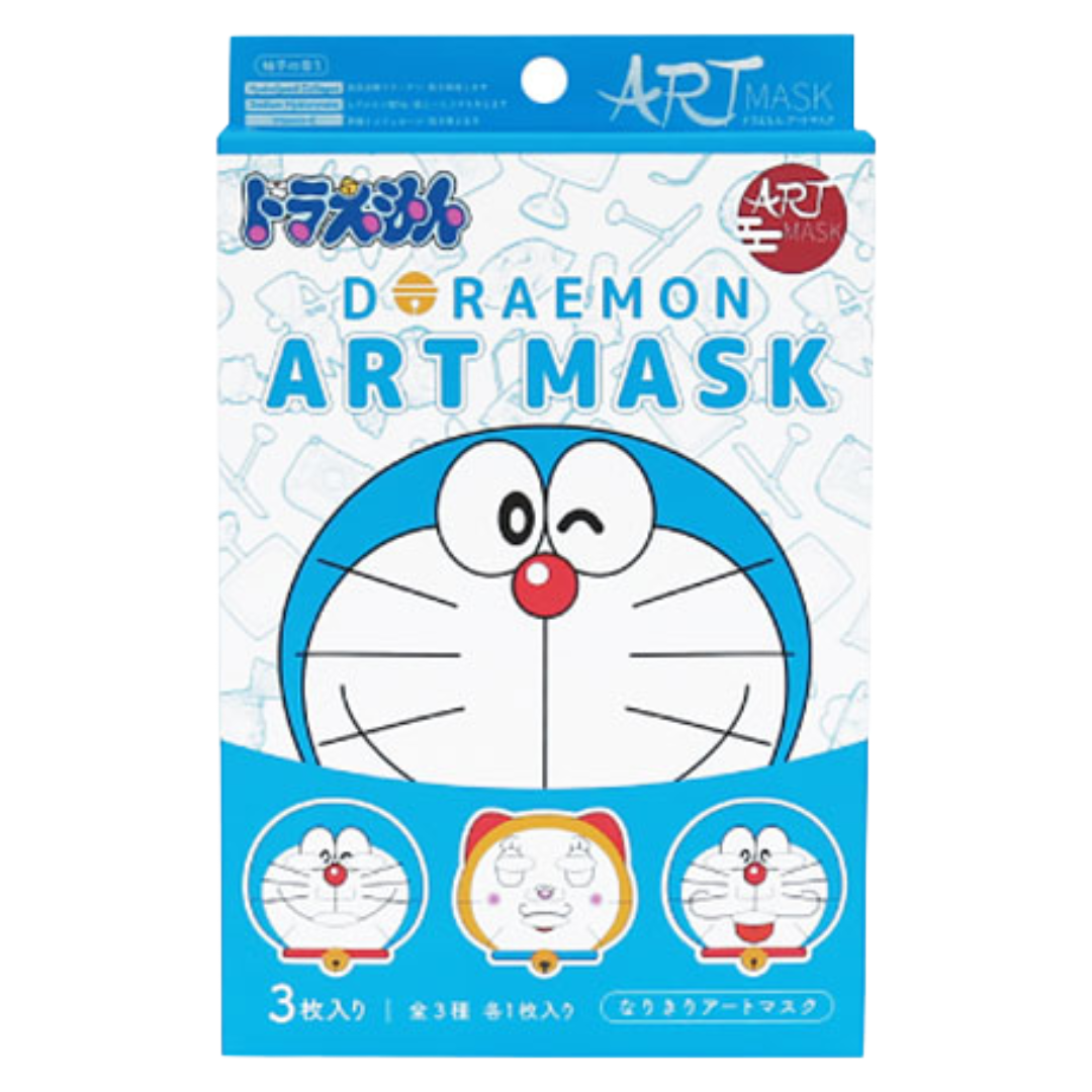 PURE SMILE ART FACE MASK DORAEMON 4PCS