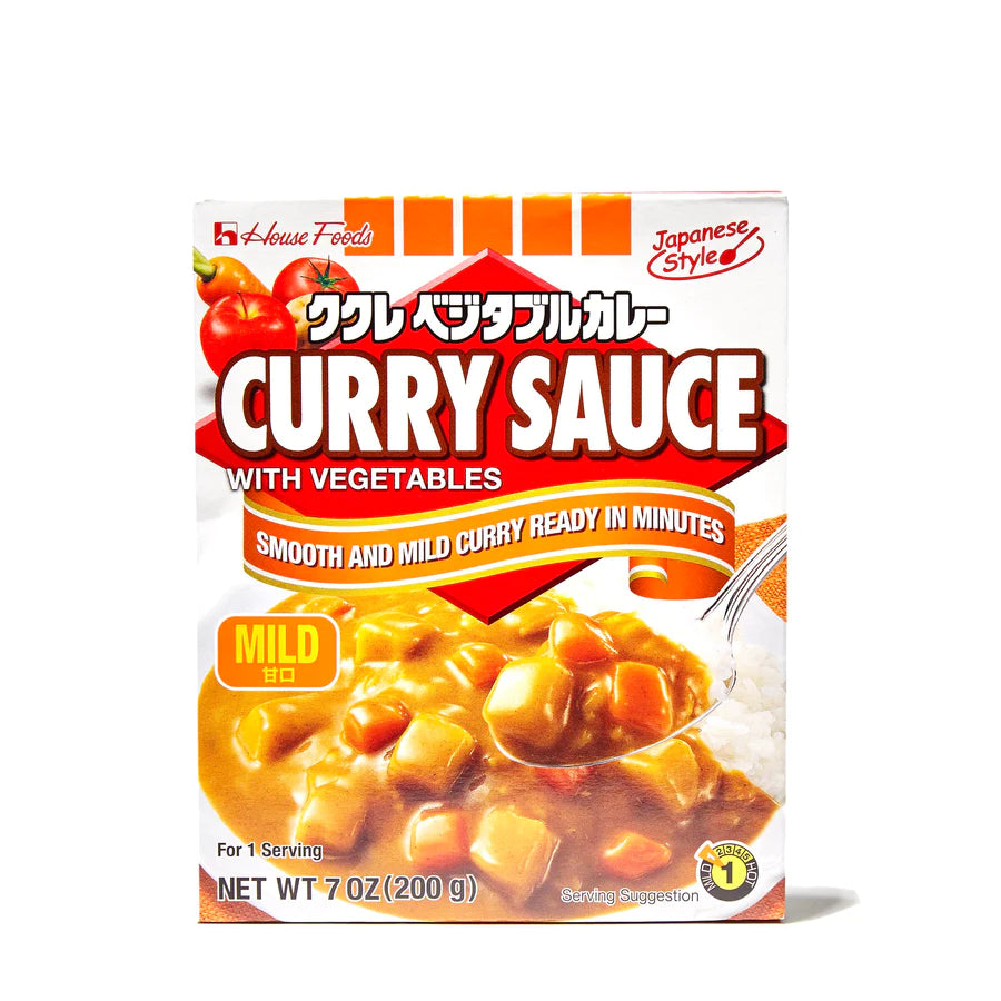 HSE CURRY SCE W/VEG MILD RETORT