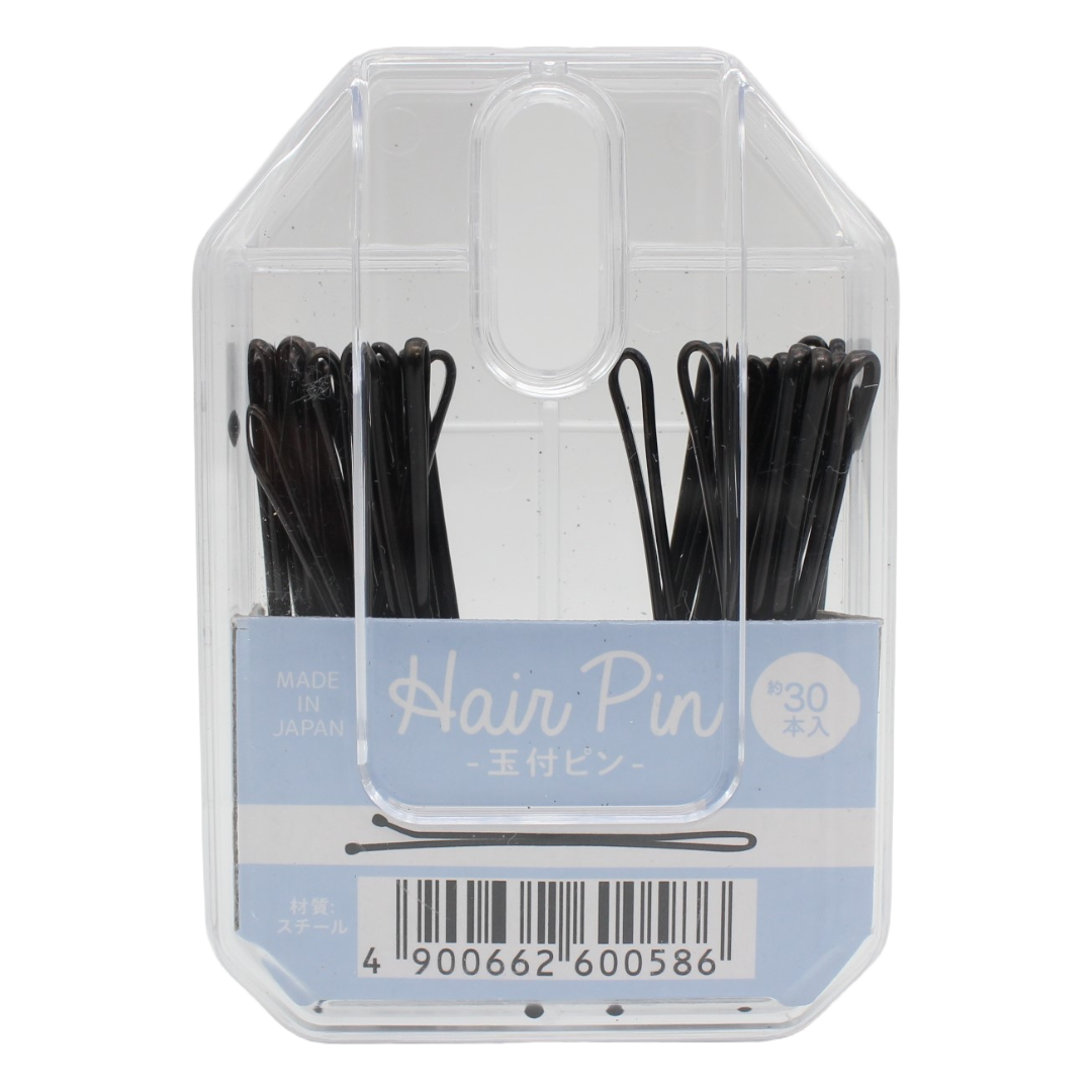 BLACK HAIR PIN 30P