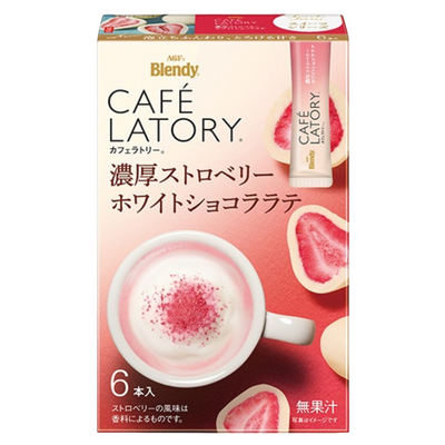 AGF BLENDY CAFE STICK STRAWBERRY WHITE CHOCOLA LATTE