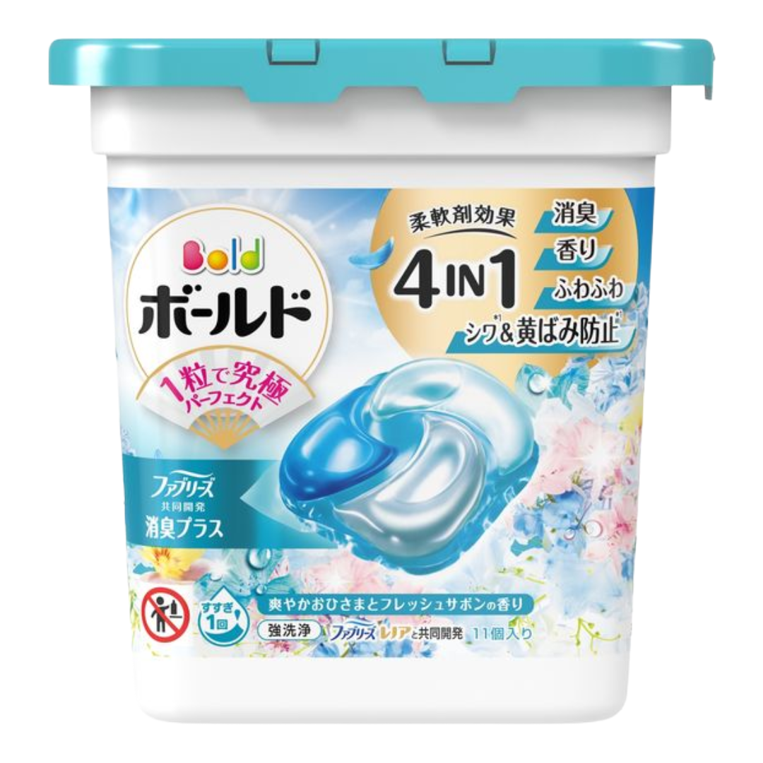 DETERGENT BOLD GEL BALL 4IN1 FRESH FLOWER 11PC