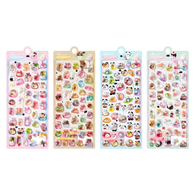 BONBON DROP STICKER FOOD ANIMALS 2
