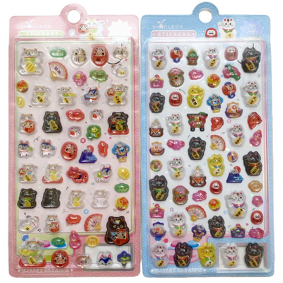 BONBON DROP STICKER LUCKY CAT