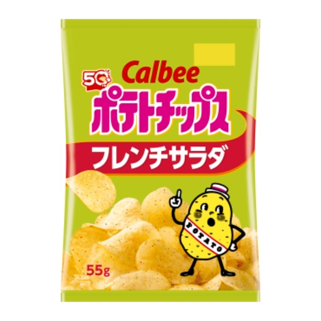CALBEE POTATO CHIPS FRENCH SALAD JP