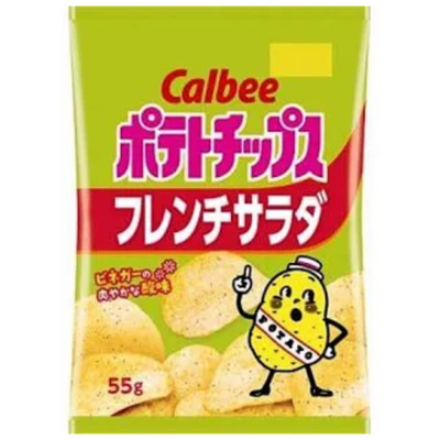 SALE! CALBEE POTATO CHIPS FRENCH SALAD JP Reg 3.75