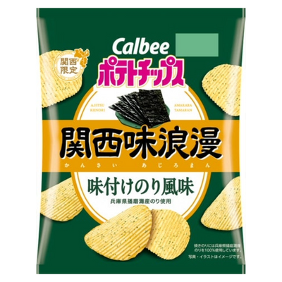 CALBEE KANSAI AJIJIMAN SEAWEED POTATO CHIPS