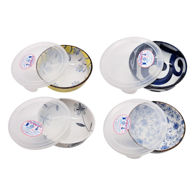 CERAMIC BOWL W/LID 11.5×4.8CM