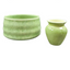 CERAMIC MATCHA BOWL & CUP SET GREEN