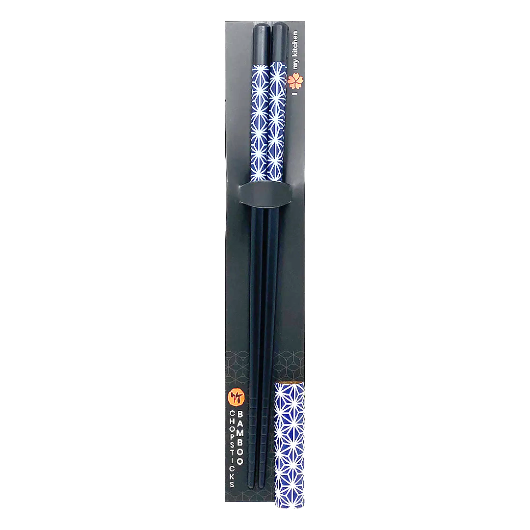 BAMBOO CHOPSTICK WITH REST JAPANESE PATTERN