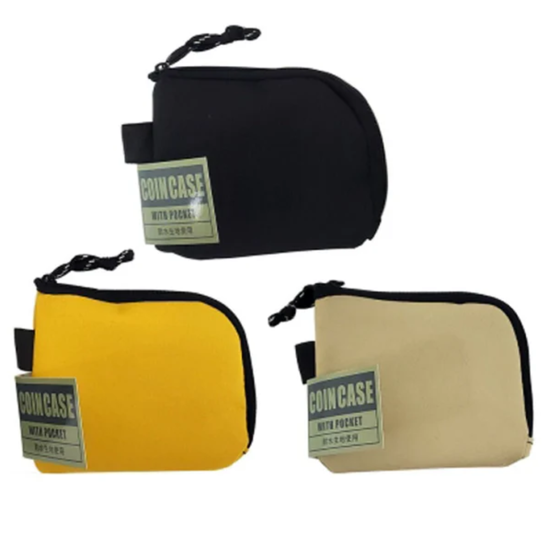 COIN CASE WITH POCKET