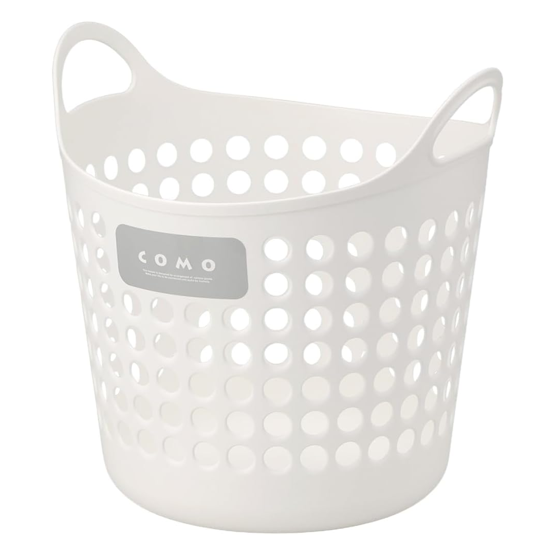 INOMATA COMO SOFT BASKET WHITE MEDIUM