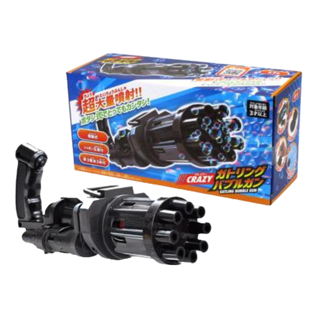 CRAZY GATLING BUBBLE GUN BLACK