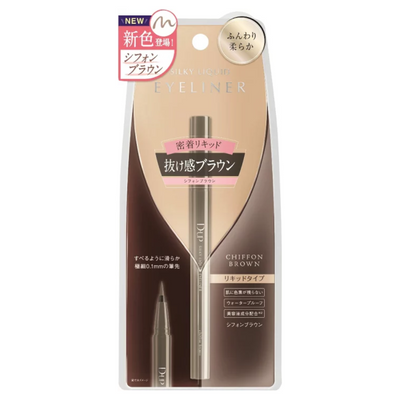 D-UP SILKY IQUID EYELNER WP CHIFFON BROWN
