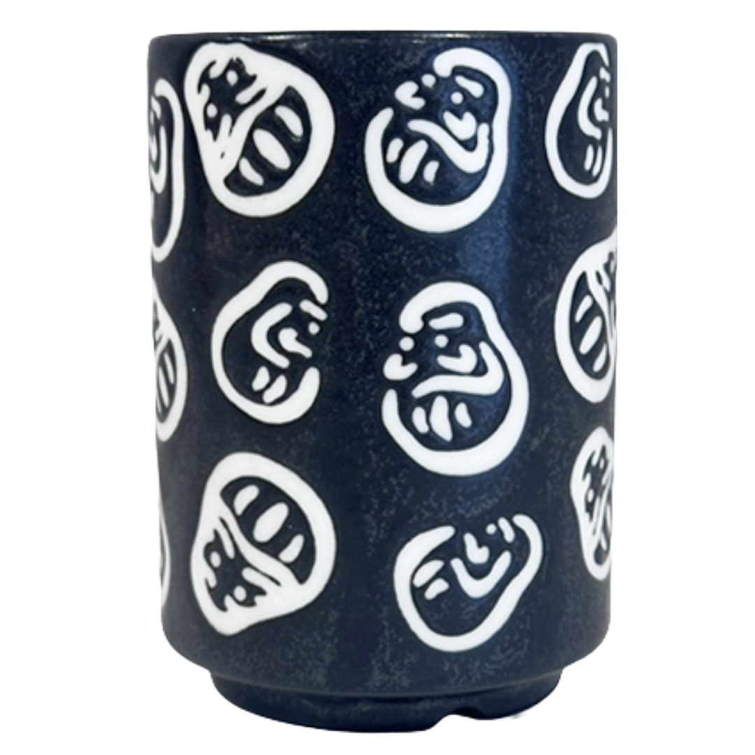 DARUMA YUNOMI TEA CUP BLACK