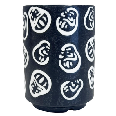 DARUMA YUNOMI TEA CUP BLACK