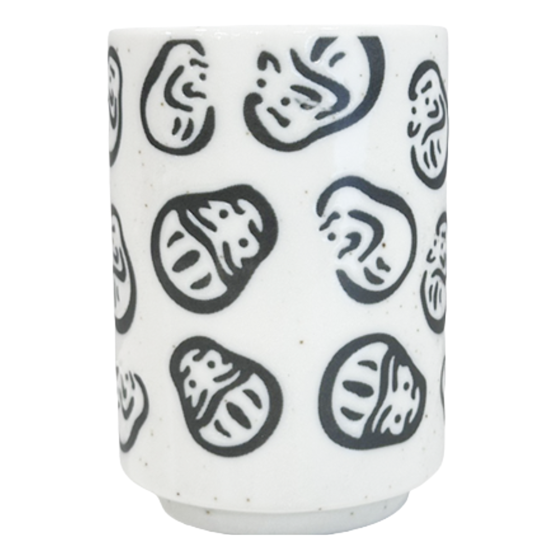 DARUMA YUNOMI TEA CUP WHITE