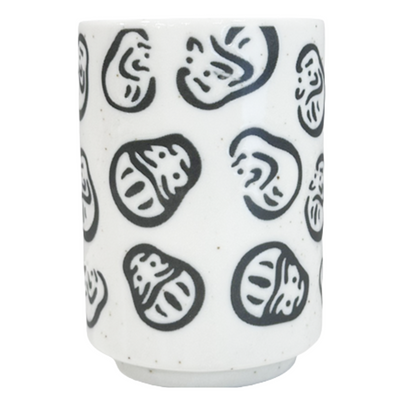 DARUMA YUNOMI TEA CUP WHITE