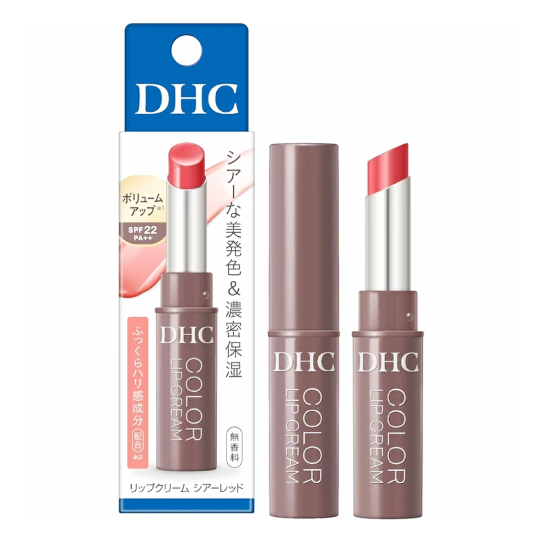 DHC COLOR LIP CREAM SHEER RED
