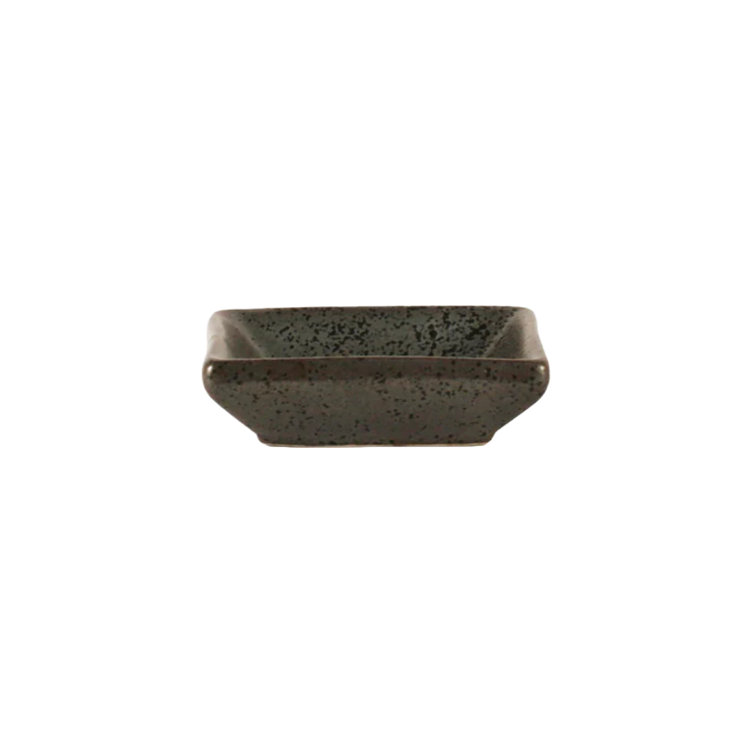 DIAMOND BLACK SOY SAUCE DISH 3 X 2.25 IN