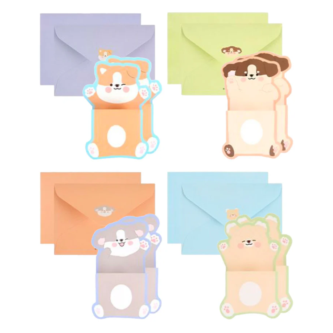 S&C PUPPY LETTER SET 80×115MM