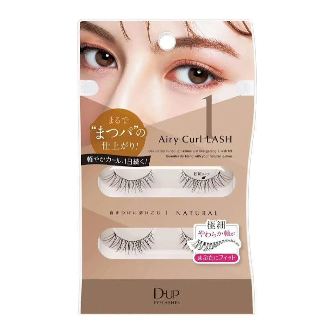 D-UP EYELASHES AIRY CURL LASH 01