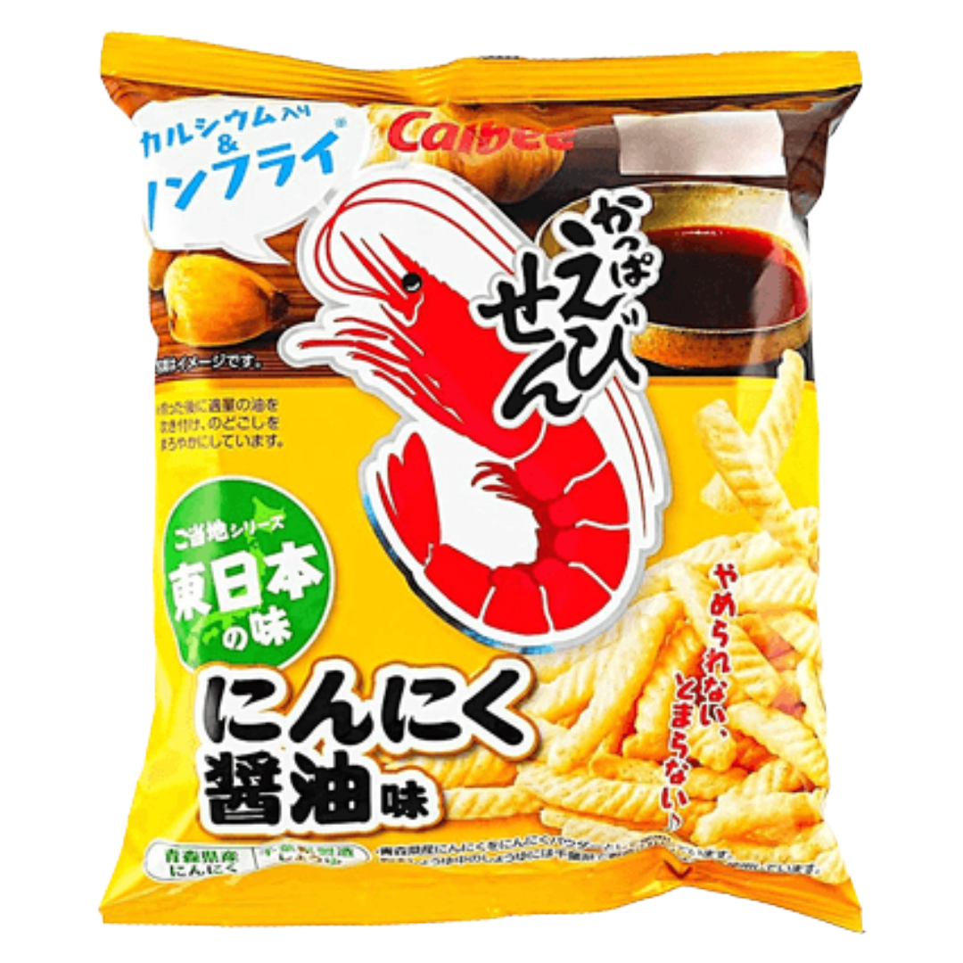 CALBEE SHRIMP CHIPS EBISEN GARLIC SOY