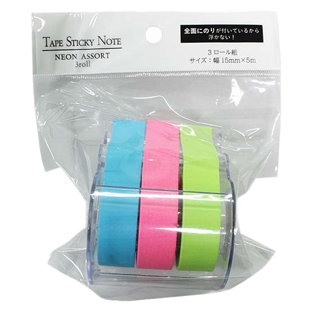 ECHO TAPE STICKY NOTE NEON ASSORT