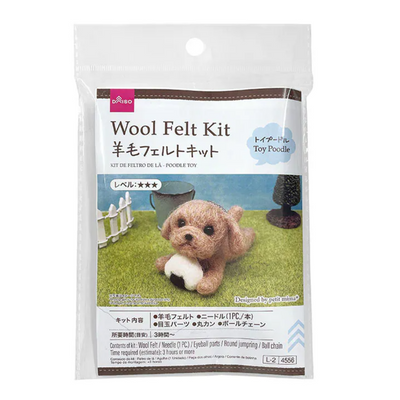 WOOL FELT KIT TOY POODLE