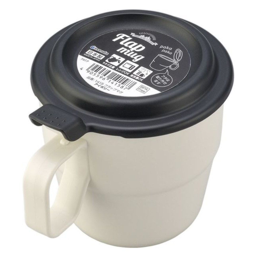 INOMATA FLAP MUG IVORY 360ML
